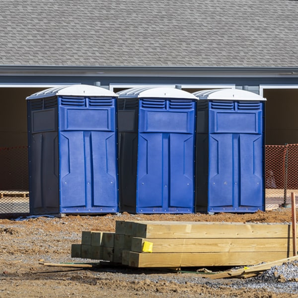 are there any restrictions on where i can place the porta potties during my rental period in Delafield WI